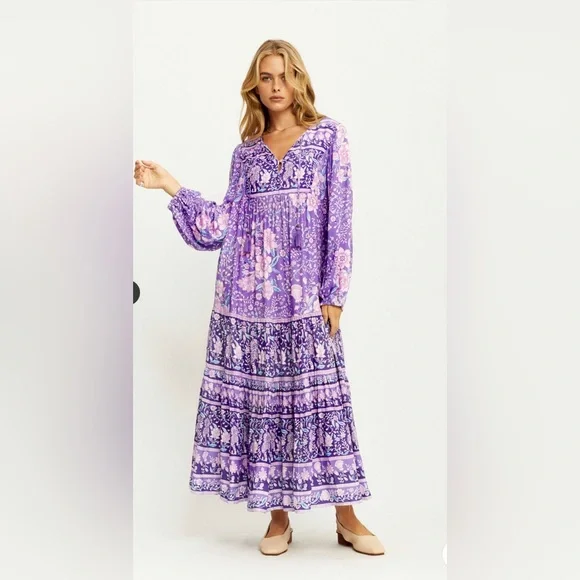 chinese dress ladies Arnhem Oria Strappy Midi Dress Rust  Indi Tribe Collective